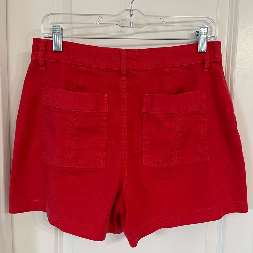 Evereve Joelle stretch linen shorts - Picture 4 of 4